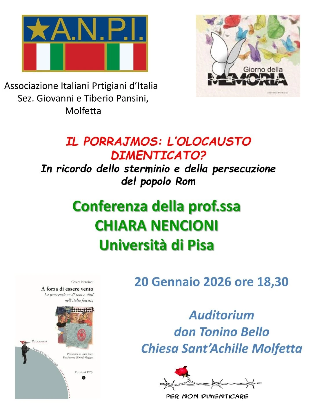 Giorno della memoria 2026