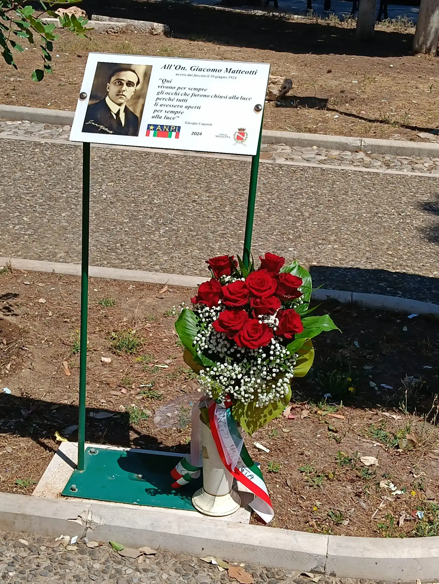 L'ANPI commemora Giacomo Matteotti